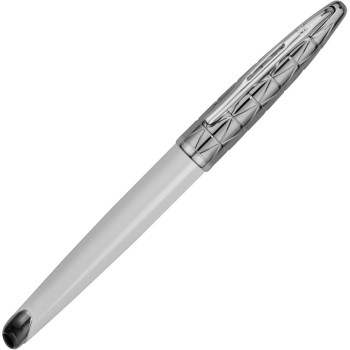 Ручка-роллер Waterman Carene, цвет: Contemporary white ST, стержень: Fblck