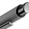 Металлическая шариковая ручка soft touch "Ellipse gum", серый