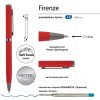 Ручка "Firenze" шариковая автоматическая софт-тач, красная Ручка "Firenze" шариковая автоматическая софт-тач, красная