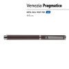 Ручка металлическая шариковая "Venezia Pragmatico" софт-тач, коричневый Ручка металлическая шариковая "Venezia Pragmatico" софт-тач, коричневый
