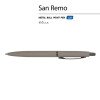 Ручка металлическая шариковая "San Remo", софт-тач, 1.0 мм, серый Ручка металлическая шариковая "San Remo", софт-тач, 1.0 мм, серый