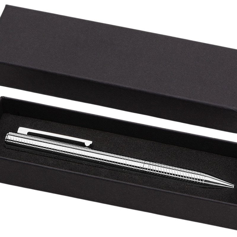 Металлическая шариковая ручка "Steinbeck", серебристый