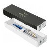 Шариковая ручка Parker Jotter SE 135 Lacquer Blue St.Steel GT, стержень: M, цвет чернил : blue, в подарочной упаковке