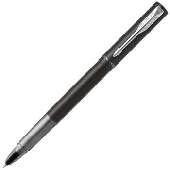 Ручка-роллер Parker Vector XL Black CT, стержень: F, цвет чернил:black, в подарочной упаковке
