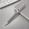 Ручка металлическая шариковая из сетки «MESH», серебристый