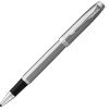 Ручка-роллер Parker IM Stainless Steel CT, стержень: F, цвет чернил: black, в подарочной упаковке Ручка-роллер Parker IM Stainless Steel CT, стержень: F, цвет чернил: black, в подарочной упаковке