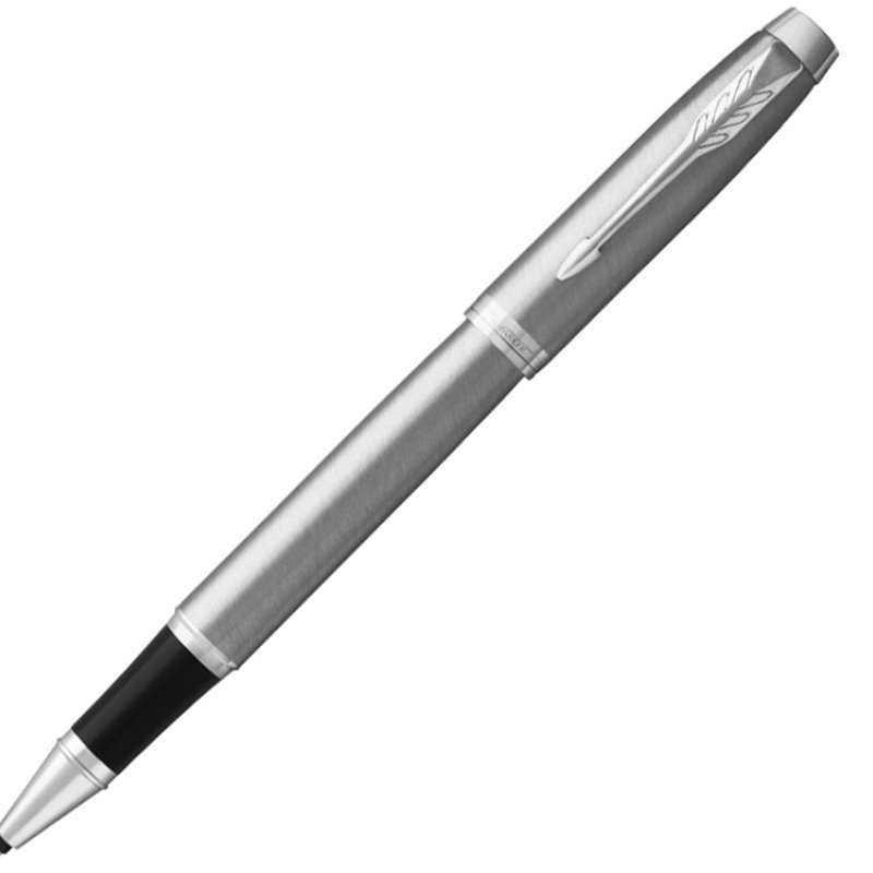 Ручка-роллер Parker IM Stainless Steel CT, стержень: F, цвет чернил: black, в подарочной упаковке Ручка-роллер Parker IM Stainless Steel CT, стержень: F, цвет чернил: black, в подарочной упаковке