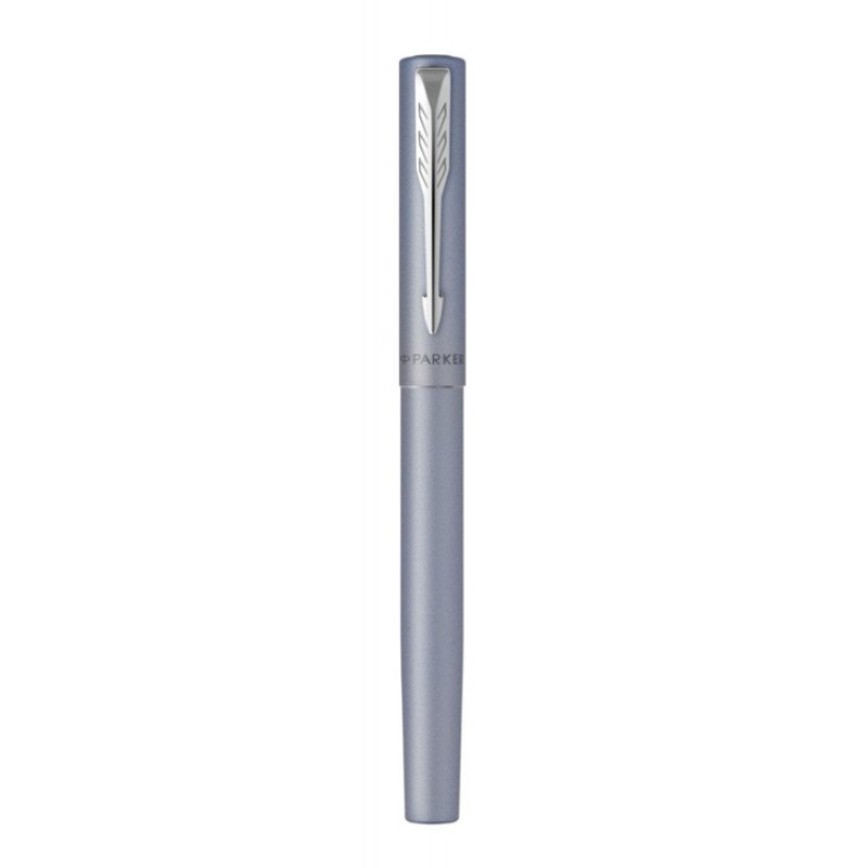 Перьевая ручка Parker Vector XL Silver Blue CT, цвет чернил blue, перо: F/M, в подарочной упаковке. Перьевая ручка Parker Vector XL Silver Blue CT, цвет чернил blue, перо: F/M, в подарочной упаковке.