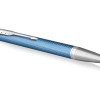 Шариковая ручка Parker IM Premium K318  Blue Grey CT, стержень: M, цвет чернил: blue, в подарочной упаковке.