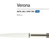 Ручка шариковая автоматическая BrunoVisconti "VERONA" цвет корпуса белый, soft-touch, 1 мм, синяя Ручка шариковая автоматическая BrunoVisconti "VERONA" цвет корпуса белый, soft-touch, 1 мм, синяя