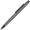 Металлическая шариковая ручка soft touch "Ellipse gum", серый