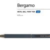 Ручка "Bergamo" шариковая автоматическая, синий металлический корпус, 0,7 мм, синяя Ручка "Bergamo" шариковая автоматическая, синий металлический корпус, 0,7 мм, синяя