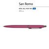 Ручка металлическая шариковая "San Remo", софт-тач, 1.0 мм, бордовый