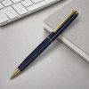 Шариковая металлическая ручка с золотистым слоем "Monarch Gold", темно-синяя Шариковая металлическая ручка с золотистым слоем "Monarch Gold", темно-синяя