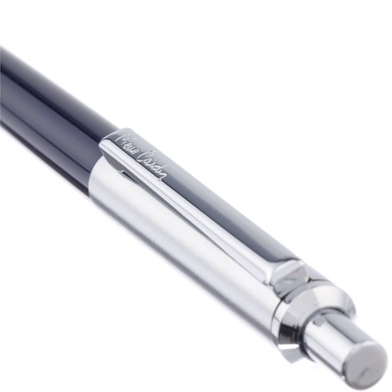 Ручка шариковая Pierre Cardin EASY. Цвет - синий и серебристый. Упаковка Е