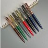 Ручка металлическая шариковая "Napoli", зеленый/золотистый Ручка металлическая шариковая "Napoli", зеленый/золотистый