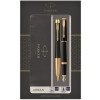 Подарочный набор из 2-х ручек Parker URBAN Muted black GT перьевая и шариковая ручки