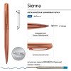 Ручка металлическая шариковая "Sienna", розовое золото Ручка металлическая шариковая "Sienna", розовое золото
