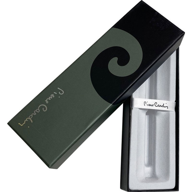 Ручка шариковая Pierre Cardin LEO 750. Цвет — серебристый. Упаковка Е-2.