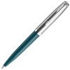 Шариковая ручка Parker 51 CORE TEAL BLUE CT, стержень: M, цвет чернил: black, в подарочной упаковке.