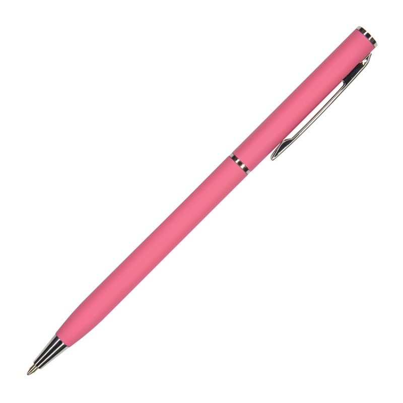 Ручка шариковая автоматическая BrunoVisconti® "PALERMO" цвет корпуса красный коралловый, soft-touch, 0.7 мм Ручка шариковая автоматическая BrunoVisconti® "PALERMO" цвет корпуса красный коралловый, soft-touch, 0.7 мм