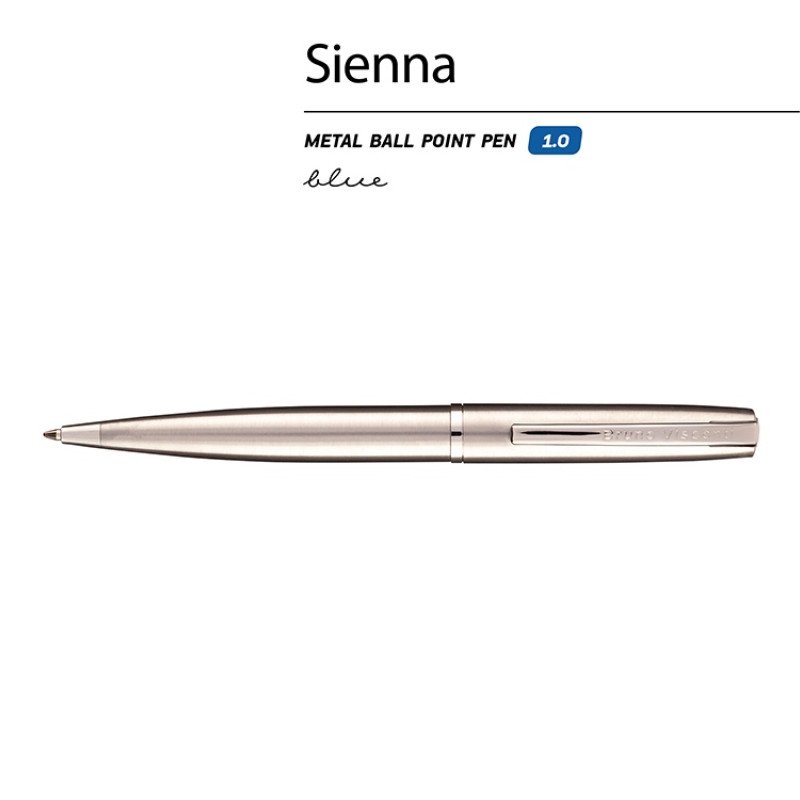 Ручка металлическая шариковая "Sienna", сталь Ручка металлическая шариковая "Sienna", сталь