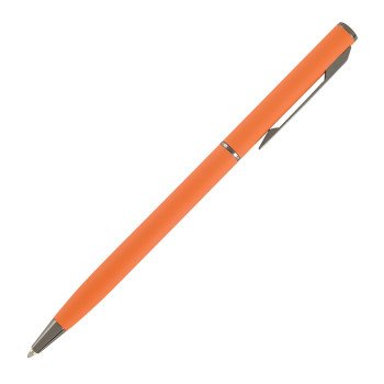 Ручка шариковая автоматическая BrunoVisconti® "PALERMO" цвет корпуса оранжевый, soft-touch, 0.7 мм