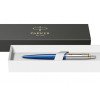 Шариковая ручка Parker Jotter SE 135 Lacquer Blue St.Steel GT, стержень: M, цвет чернил : blue, в подарочной упаковке