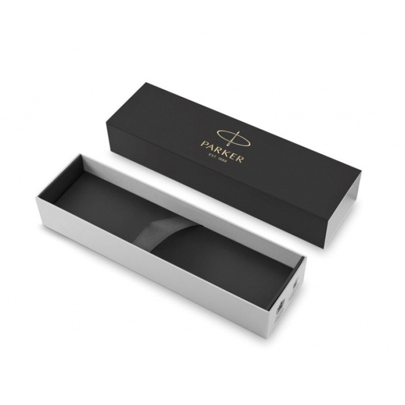 Шариковая ручка Parker IM Premium Warm Silver (grey)  GT, стержень: M, цвет чернил: blue, в подарочной упаковке.