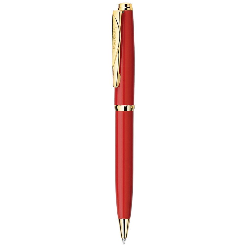 Ручка шариковая Pierre Cardin коллекция «ГАММА КЛАССИКА (GAMME CLASSIC)». Корпус - латунь с лакированным покрытием. Отделка и детали дизайна - сталь с позолотой. Цвет - красный. Упаковка E. Ручка шариковая Pierre Cardin коллекция «ГАММА КЛАССИКА (GAMME CLASSIC)». Корпус - латунь с лакированным покрытием. Отделка и детали дизайна - сталь с позолотой. Цвет - красный. Упаковка E.