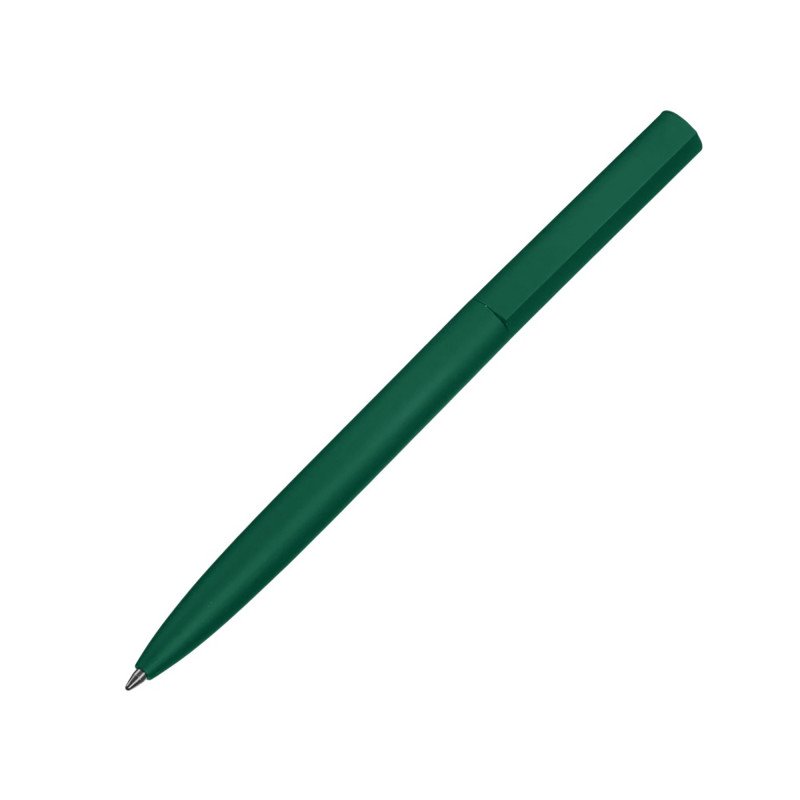 Шариковая металлическая ручка "Minimalist" софт-тач, зеленый