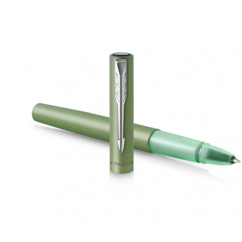 Ручка-роллер Parker Vector XL Green CT, цвет чернил black, стержень: F, в подарочной упаковке. Ручка-роллер Parker Vector XL Green CT, цвет чернил black, стержень: F, в подарочной упаковке.