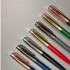 Ручка металлическая шариковая "Napoli", синий/розовое золото Ручка металлическая шариковая "Napoli", синий/розовое золото