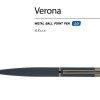 Ручка шариковая автоматическая BrunoVisconti "VERONA" цвет корпуса синий, soft-touch, 1 мм, синяя Ручка шариковая автоматическая BrunoVisconti "VERONA" цвет корпуса синий, soft-touch, 1 мм, синяя