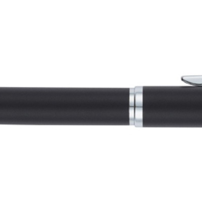 Ручка шариковая Pierre Cardin GAMME Classic с поворотным механизмом, черный матовый/серебро