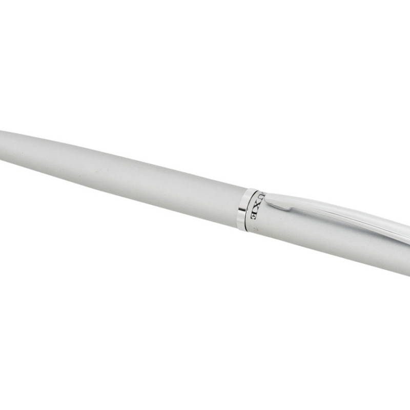 Ручка металлическая шариковая, серебристый