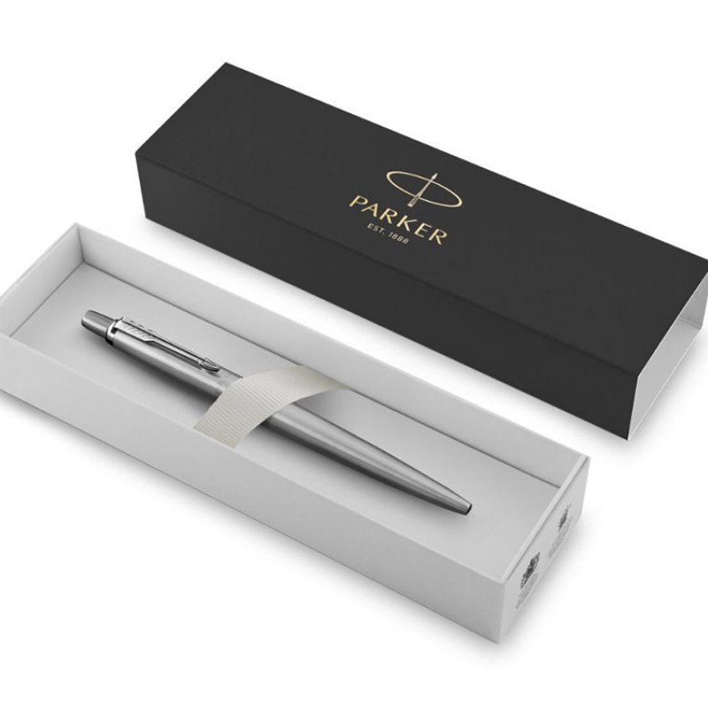 Шариковая ручка Parker Jotter Essential, St. Steel СT, стержень: Mblue