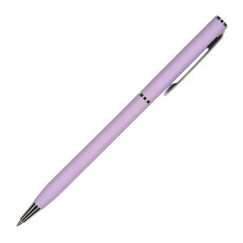 Ручка шариковая автоматическая BrunoVisconti® "PALERMO" цвет корпуса сиреневый, soft-touch, 0.7 мм