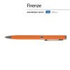 Ручка "Firenze" шариковая автоматическая софт-тач, оранжевая