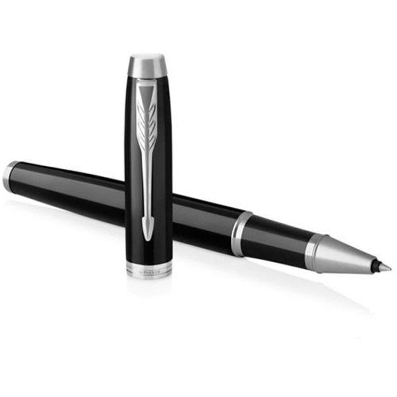 Ручка роллер «Parker IM Core Black CT», черный/серебристый