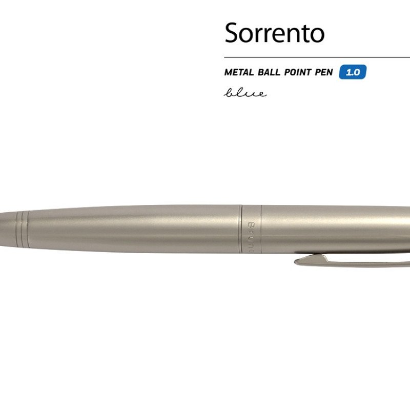 Ручка металлическая шариковая "Sorrento", шампань Ручка металлическая шариковая "Sorrento", шампань