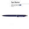 Ручка металлическая шариковая «San Remo», 1,0мм, синие чернила, ярко-синий Ручка металлическая шариковая «San Remo», 1,0мм, синие чернила, ярко-синий