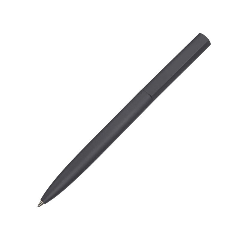 Шариковая металлическая ручка "Minimalist" софт-тач, антрацит