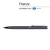 Ручка "Firenze" шариковая автоматическая софт-тач, серая Ручка "Firenze" шариковая автоматическая софт-тач, серая