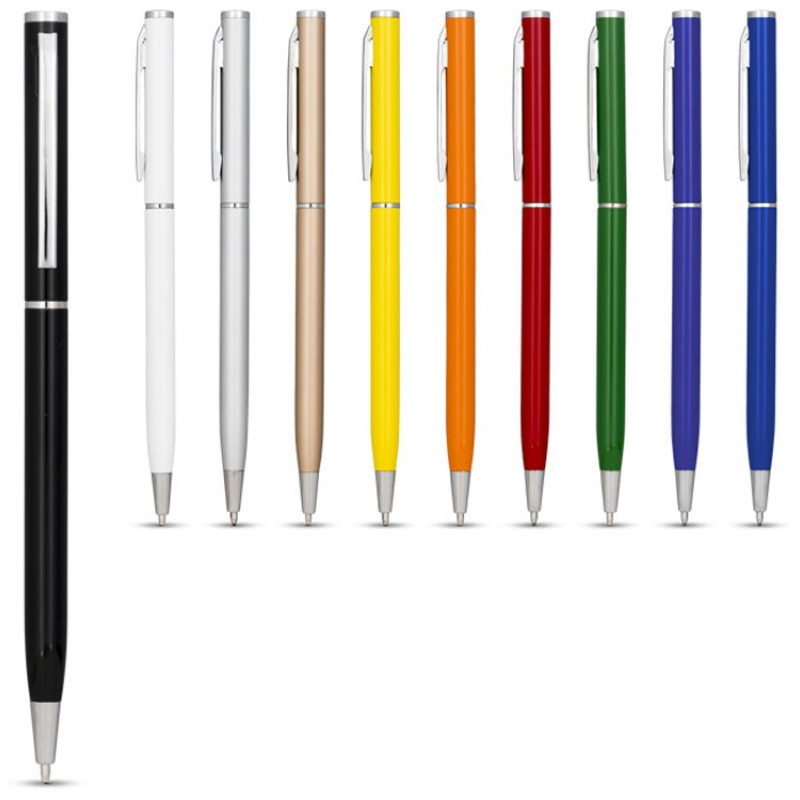 Ручка металлическая шариковая «Slim», оранжевый