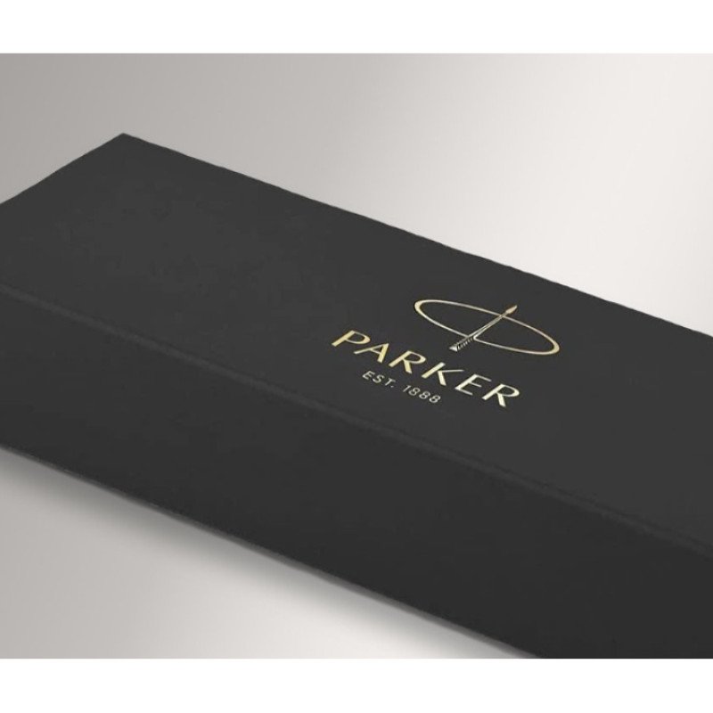 Шариковая ручка Parker IM Mat Black CT лак матовый, стержень: M, цвет чернил: blue, в подарочной упаковке.