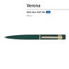 Ручка шариковая автоматическая BrunoVisconti "VERONA" цвет корпуса зеленый, soft-touch, 1 мм, синяя
