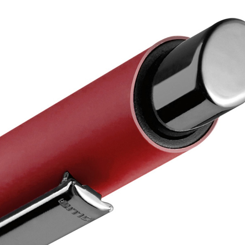 Металлическая шариковая ручка soft touch "Ellipse gum", красный