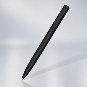 Шариковая металлическая ручка "Minimalist" софт-тач, черный (Р)