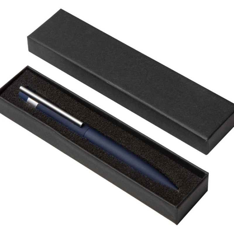 Шариковая металлическая ручка "Matteo", темно-синий